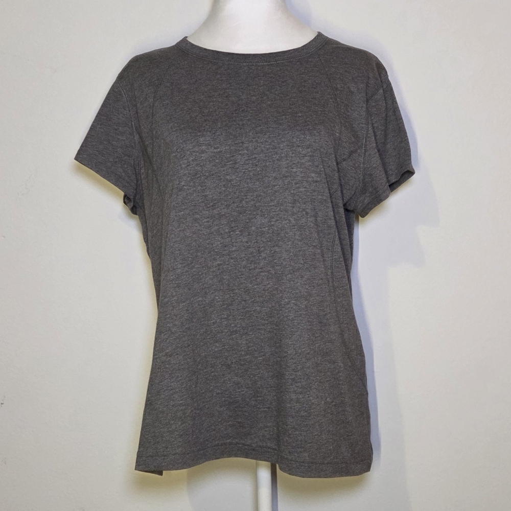 Tek Gear Women's Heather Gray Short Sleeve Tee